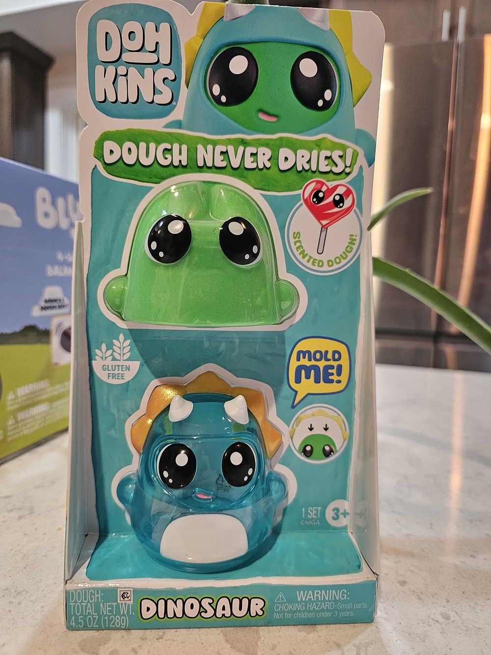 Dino Dough Play Set - Green & Teal